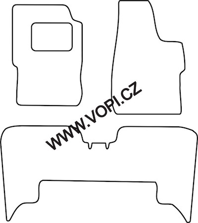 Textil-Autoteppiche Isuzu Trooper -2005 Colorfit Fun (2001)